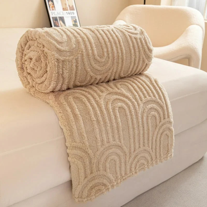 Textured Cozy Throw
